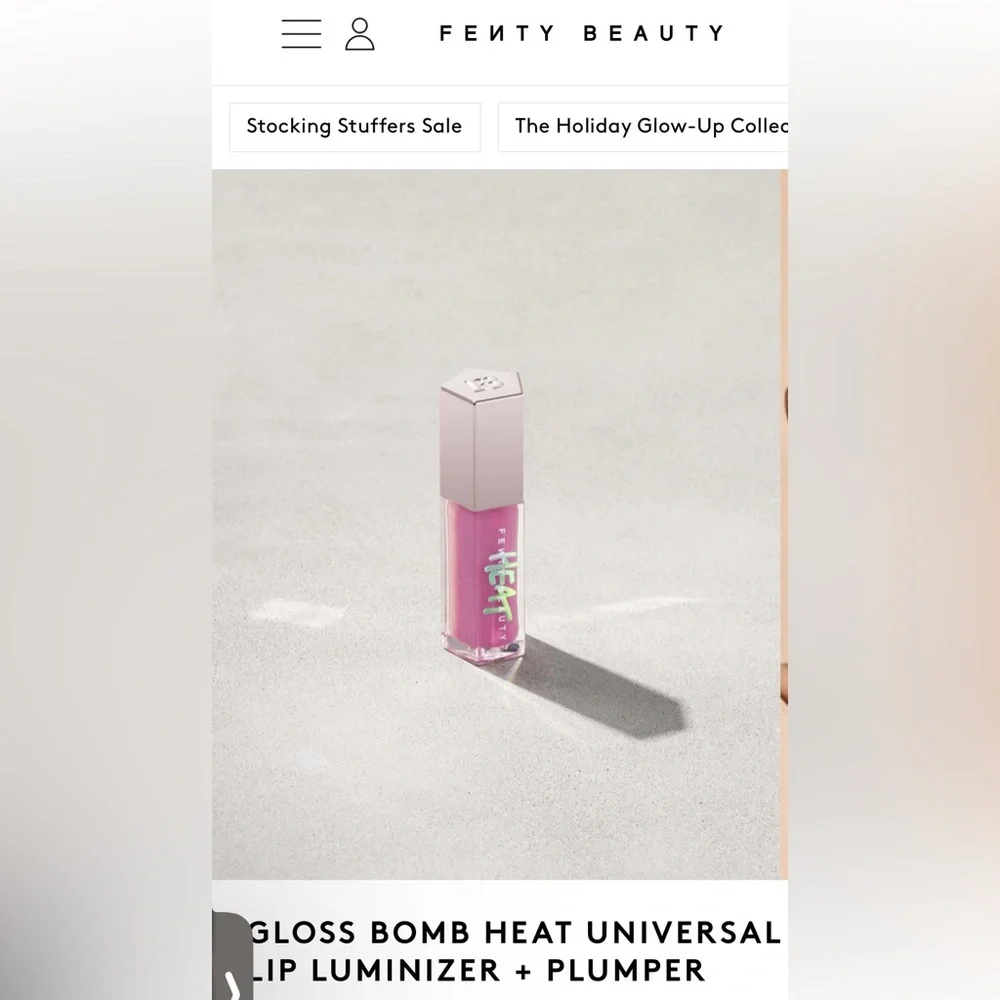 NIB Fenty Beauty Gloss Bomb Heat in Shade Lavender Savage